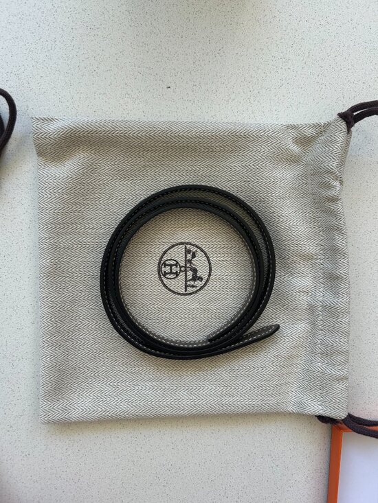 Hermes Mini 5382 belt buckle & Reversible leather strap 13 mm main image 6
